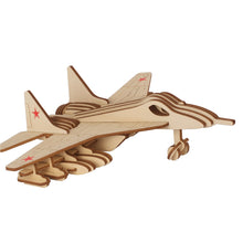 Fighter Jet Wooden Puzzle Kit