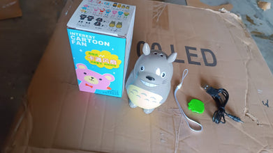 USB Rechargeable Mini Cartoon Fan (1 Pc)